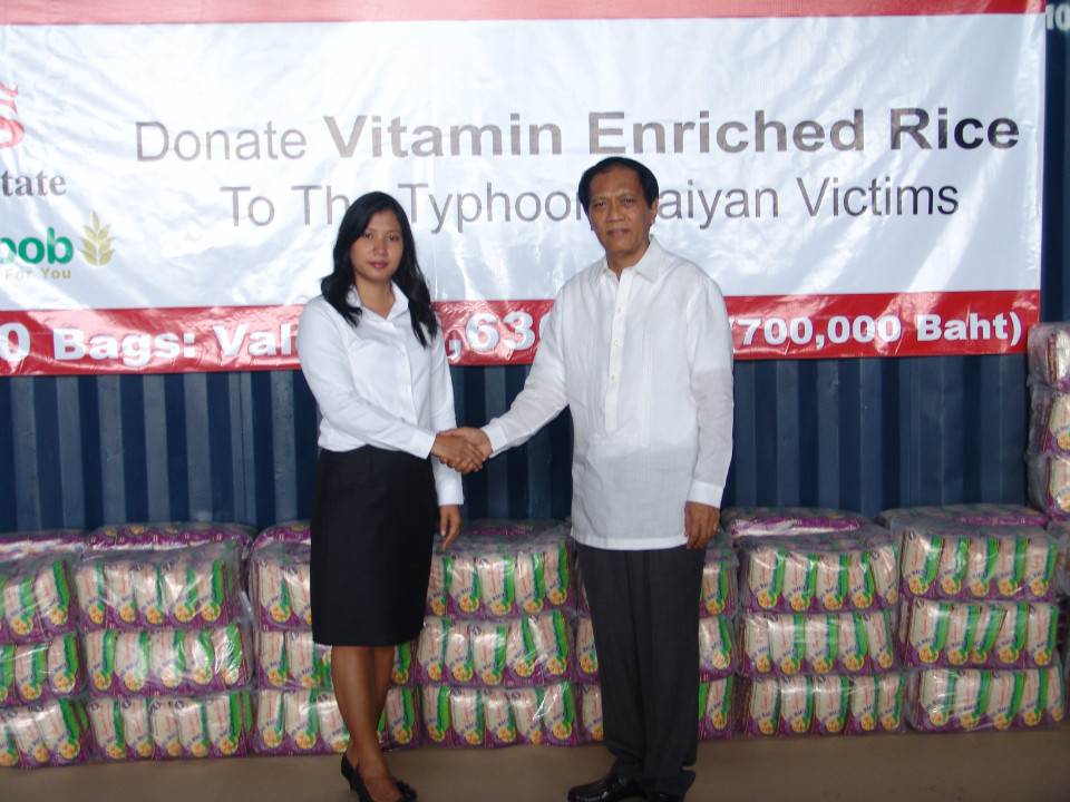 Donate Vitamin Enriched Rice to Philippines Typhoon Haiyan Victims 2013